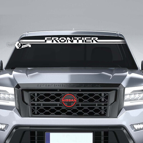 Autocollant en vinyle lettrage pare-brise pour Nissan Frontier