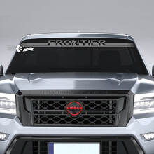 Pare-brise Nissan Logo Frontier Autocollants en vinyle Décalcomanies graphiques
 2