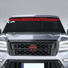 Autocollant en vinyle lettrage pare-brise pour Nissan Frontier_3