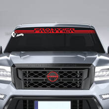 Pare-brise Nissan Logo Frontier Autocollants en vinyle Décalcomanies graphiques
 3