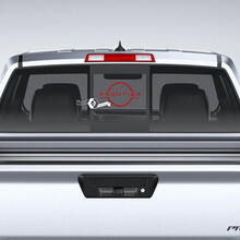 Fenêtre Verre Nissan Frontier Logo Nissan Hayon Vinyle Autocollants Décalcomanies Graphiques
 2