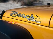 Ensemble de décalcomanies latérales en vinyle Beach Edition pour capot de voitures Jeep_2