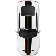 Ford Mustang Mach capot toit hayon décalcomanie voiture vinyle autocollant Shelby Sport Racing rayures 2 couleurs
 3