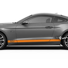 Paire Ford Mustang Mach 1 Rocker Decal Vinyl Sticker Voiture Véhicule Shelby Sport Racing Stripe
 2