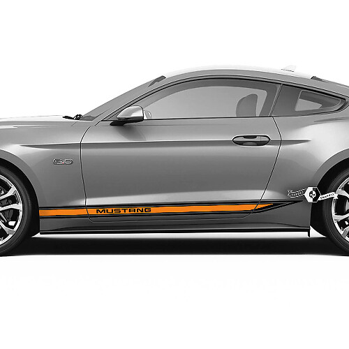 Kit de décalcomanies latérales en vinyle avec rayures de course pour Musclecar Musclecarmodel 2016-23