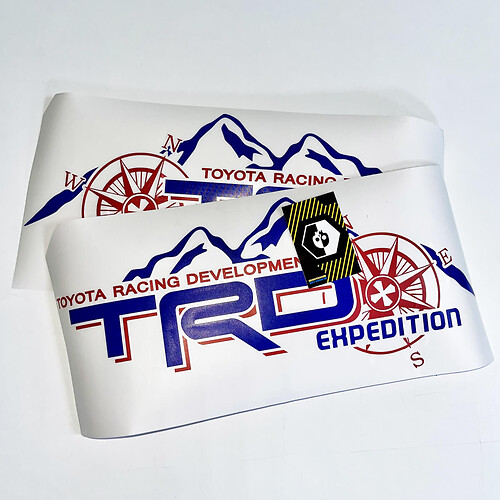 Édition TRD Expedition Bed Side avec autocollants graphiques de boussole
