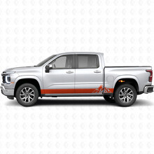 Bandes Vinyle Superposées pour Portes et Bas de Caisse Chevrolet Silverado 1500 Nouvelle Génération 2027_4