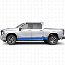 Bandes Vinyle Superposées pour Portes et Bas de Caisse Chevrolet Silverado 1500 Nouvelle Génération 2027_5