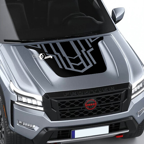 Nissan Frontier S SV Pro-4x Capot Vinyle Autocollant Logo Graphique Autocollant
