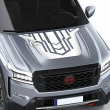 Nissan Frontier S SV Pro-4x Capot Vinyle Autocollant Logo Graphique Autocollant
 3