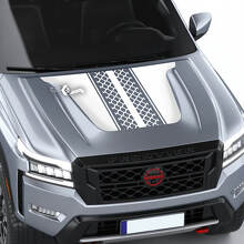 Nissan Frontier S SV Pro-4x Autocollant de capot en vinyle pour pneu tout-terrain double occultant
 2