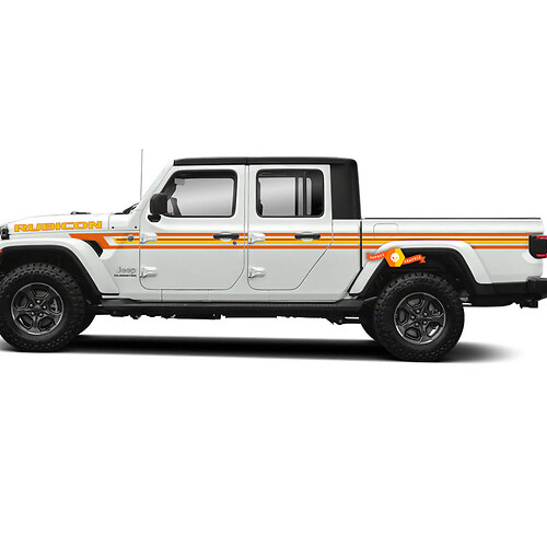 AEV JL350 JL370 Wrangler Classic JT370 Gladiator Classic Stickers Stickers Kit Graphiques
