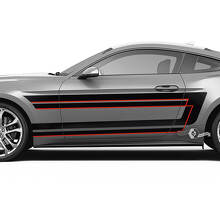 Autocollant Bande Latérale Porte et Aile Pour Musclecar Musclecarmodel Shelby GT500 GT350 2