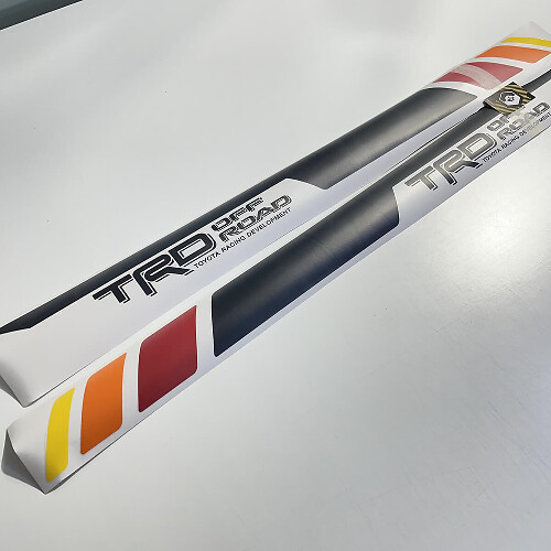 TRD Vintage Off Road Side Autocollants en vinyle adaptés à Tacoma 2013-2024 ou Tundra 2016-2024
