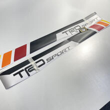Autocollants en vinyle côté sport vintage TRD adaptés à Tacoma 2013-2024 ou Tundra 2016-2024
 2