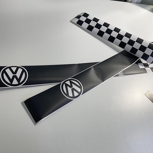 Kit de rayures autocollantes pour Volkswagen Golf Mk4 Mk5 Mk6 Mk7 Mk8 Gti R32
