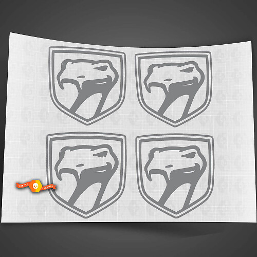 Set d'autocollants en vinyle pour étrier de frein Viper pour Dodge Viper