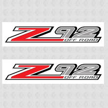 Autocollant en vinyle Z92 OFF ROAD pour Chevy Silverado_2