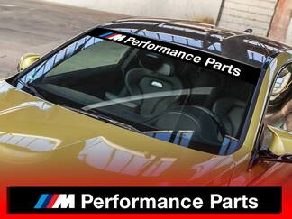 BMW M Performance Parts Bannière de pare-brise avec autocollant de décalcomanie de fenêtre de fond
 1