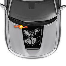 Autocollant Vinyle Capot Style Scat Pack pour Dodge Charger 2015-2024_2