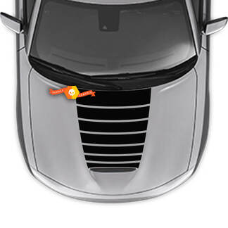 Autocollant de capot stroboscopique pour Dodge Charger 2015-2024
