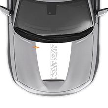 Autocollant vinyle personnalisé avec contour de texte pour capot Dodge Charger 2015-2024_2