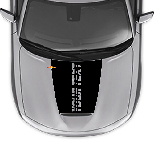 Autocollant en vinyle personnalisable pour capot Strobe pour Dodge Charger 2015-2024