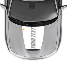 Autocollant en vinyle avec lettrage personnalisé pour capot Dodge Charger 2015-2024_2