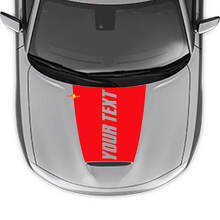 Autocollant en vinyle avec lettrage personnalisé pour capot Dodge Charger 2015-2024_3