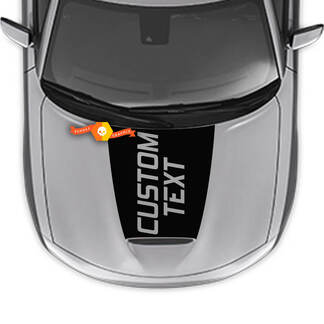 Autocollant de capot de texte personnalisé pour Dodge Charger 2015-2024
