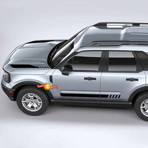 Ford Bronco Sport First Edition Kit Autocollants pour capot et bandes latérales
