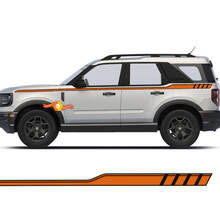 Ford Bronco Sport First Edition Sides Up Stripes Autocollants Autocollants 2 couleurs
 2