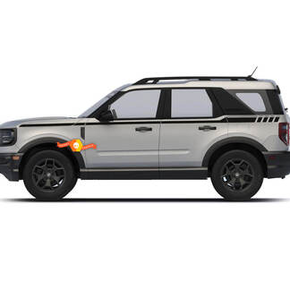 Ford Bronco Sport First Edition Sides Up Stripes Autocollants Autocollants 2 couleurs 2
