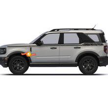 Kit de décalcomanies vinyles à bandes latérales topographiques pour Musclecar cheval Sport Édition Première_3
