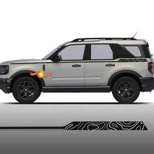 Kit de décalcomanies vinyles à bandes latérales topographiques pour Musclecar cheval Sport Édition Première_4