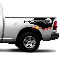 Paire d'autocollants Mopar Decals Racing rayures adaptés à Dodge Ram Mopar Hemi
 2