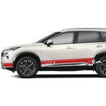 Paire Nissan Rogue Side Door Rocker Panel Stripes Autocollant Autocollant Vinyle Graphique
 2