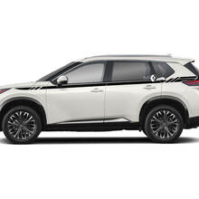 Paire Nissan Rogue Side Up Door Stripes Autocollant Autocollant Vinyle Graphique
 3
