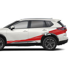 Paire Nissan Rogue Porte latérale Rocker Panel Arrière Fender Stripes Autocollant Vinyl Graphic
 2