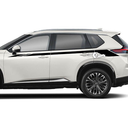 Autocollant bande latérale bande accent pour Nissan Rogue