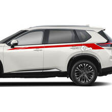 2x Nissan Rogue Side Up Door Stripes Autocollant Autocollant Vinyle Graphique
 3