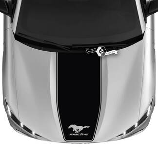 Capot Ford Mustang MACH-E MACH E Logo Contour Autocollants en vinyle
