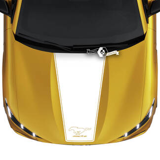 Capot Ford Mustang MACH-E MACH E Logo droit contour autocollants en vinyle
