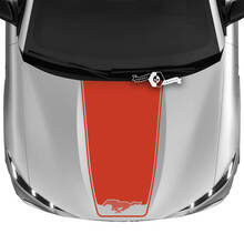 Capot Ford Mustang MACH-E MACH E Logo droit Lignes de contour Autocollants en vinyle
 2
