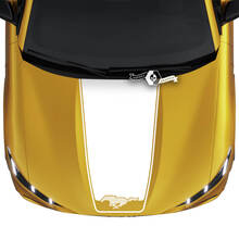 Capot Ford Mustang MACH-E MACH E Logo droit Lignes de contour Autocollants en vinyle
 3