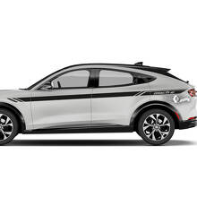 Paire Ford Mustang MACH-E MACH E Garde-boue avant Top Line Stripes Porte latérale Autocollants en vinyle
 2