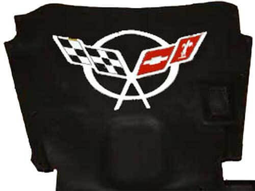 Autocollant en vinyle logo capot pour Chevrolet Corvette C5