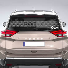Décalque de vitre arrière pour Nissan Rogue Logo Autocollant vinyle graphique
 2
