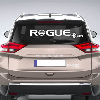 Nissan Rogue Logo Fenêtre arrière Vinyle Autocollant Autocollant Graphique
