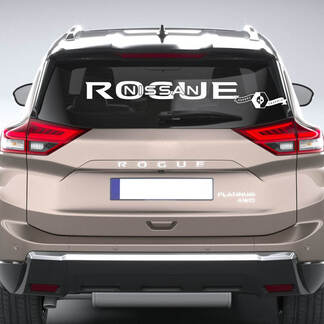 Nissan Rogue Logo Fenêtre Vinyle Autocollant Autocollant Graphique
 1